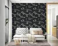 Wallpaper with a subtle natural design.


