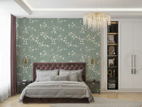 Wallpaper with a subtle natural design.

