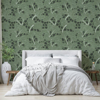 Wallpaper with a subtle natural design.

