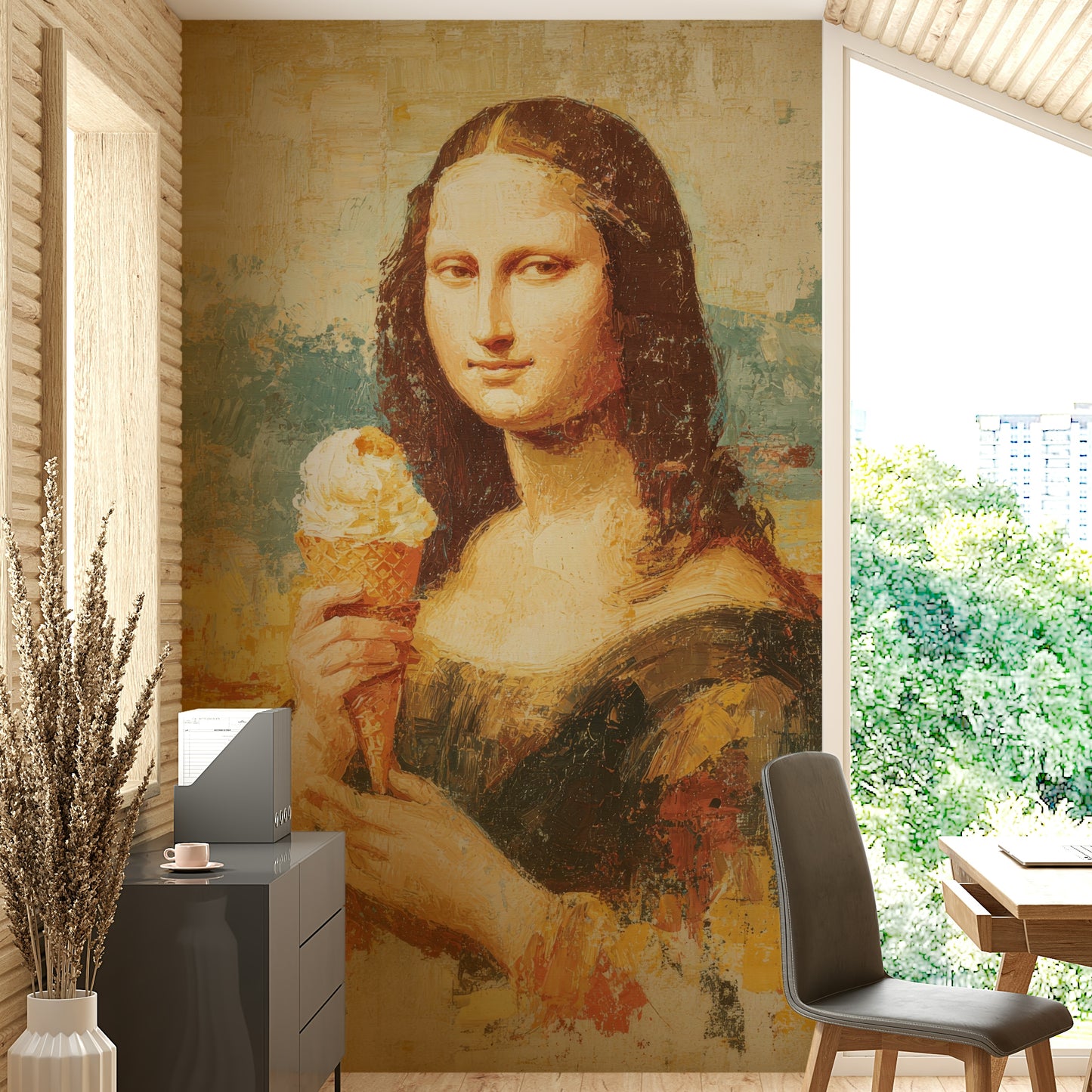 leonardo da vinci parody wallpaper

