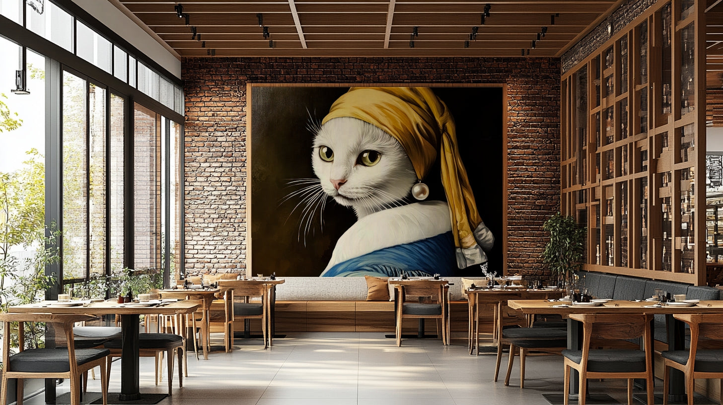 whimsical animal portrait wallpaper

