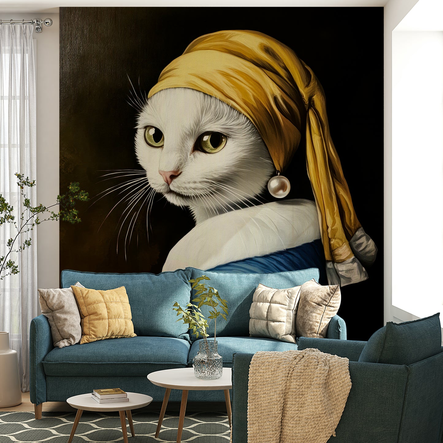 classic painting with a twist mural

