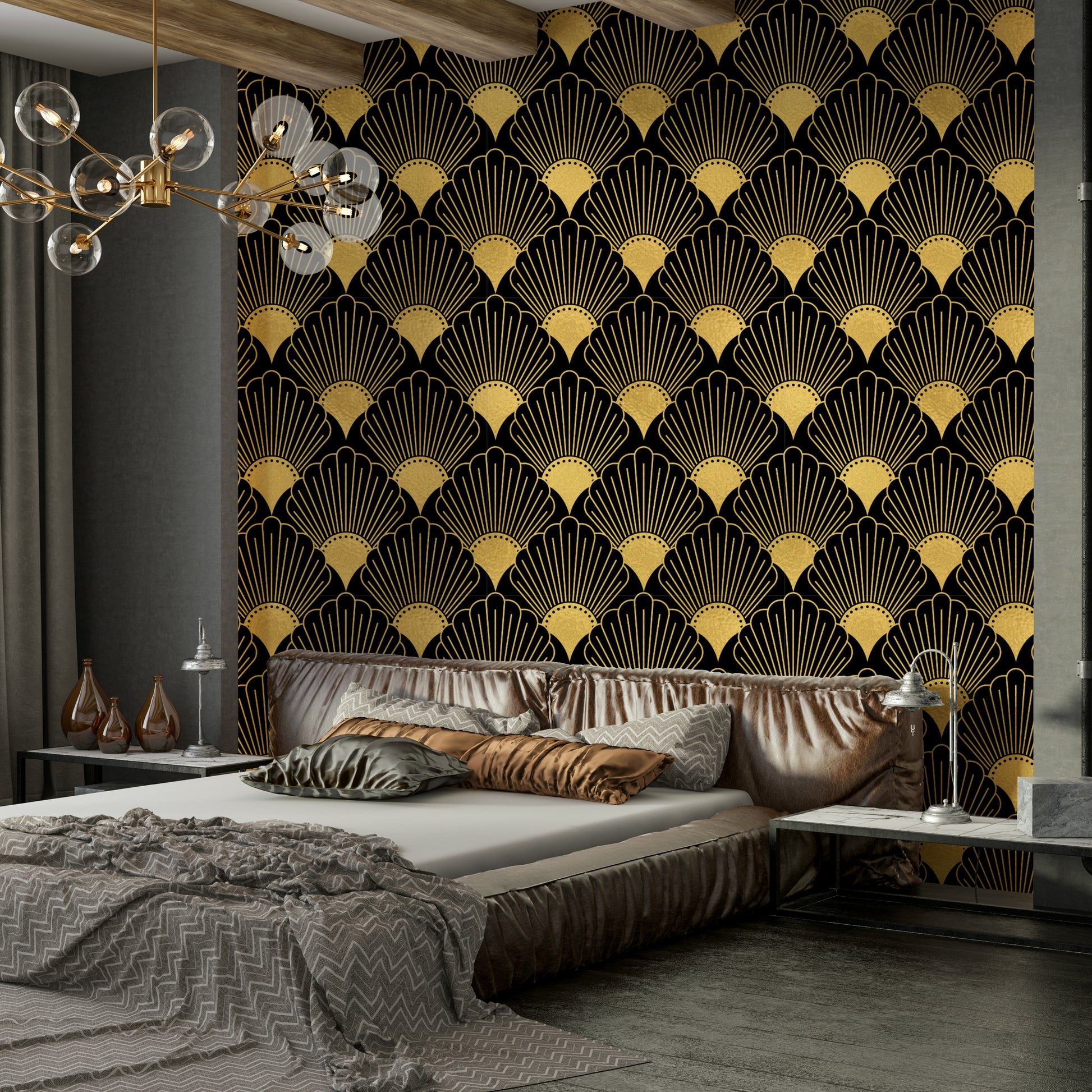 detailed art deco pattern

