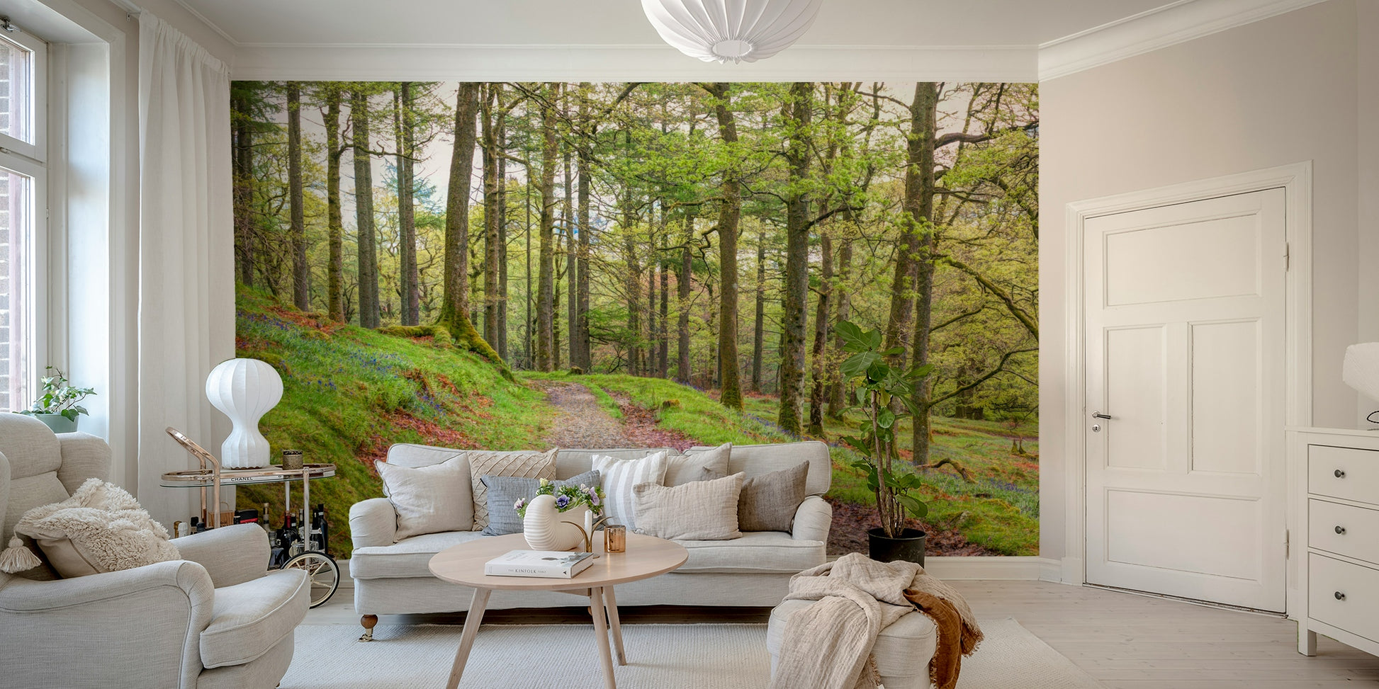 The feeling is one of quiet, natural beauty.

