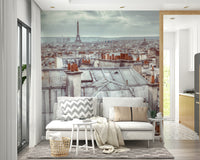 The colors are soft and gentle, suggesting a quiet day.

