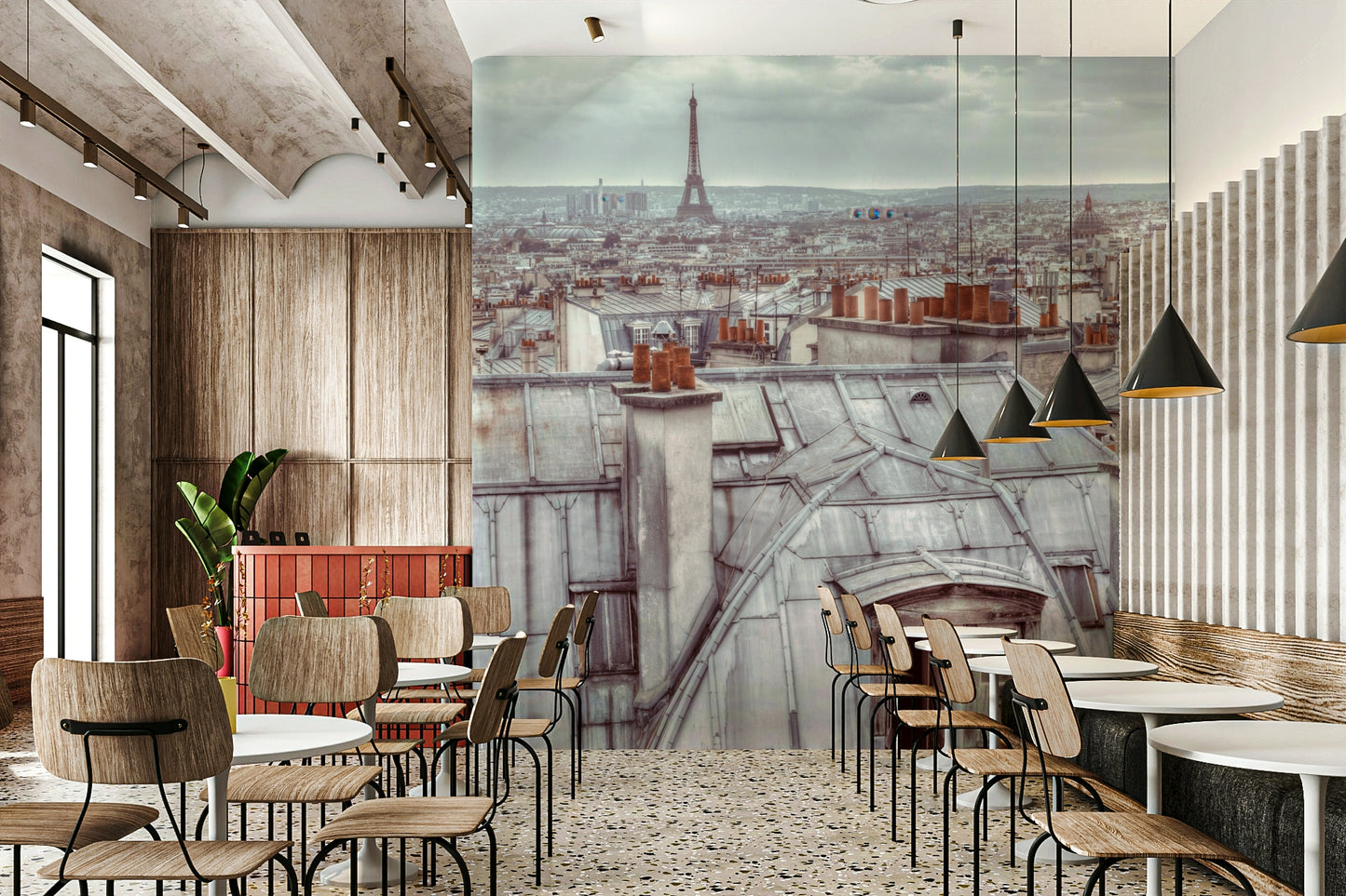 The feeling is one of quiet, urban beauty.

