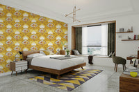 The composition is a repeating pattern.

