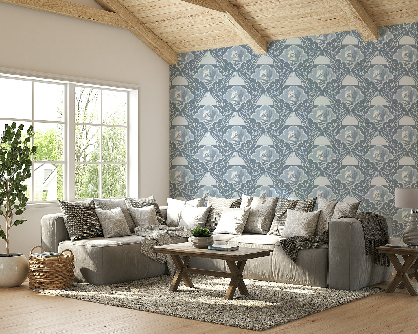 The design gives a feeling of quiet, natural beauty.

