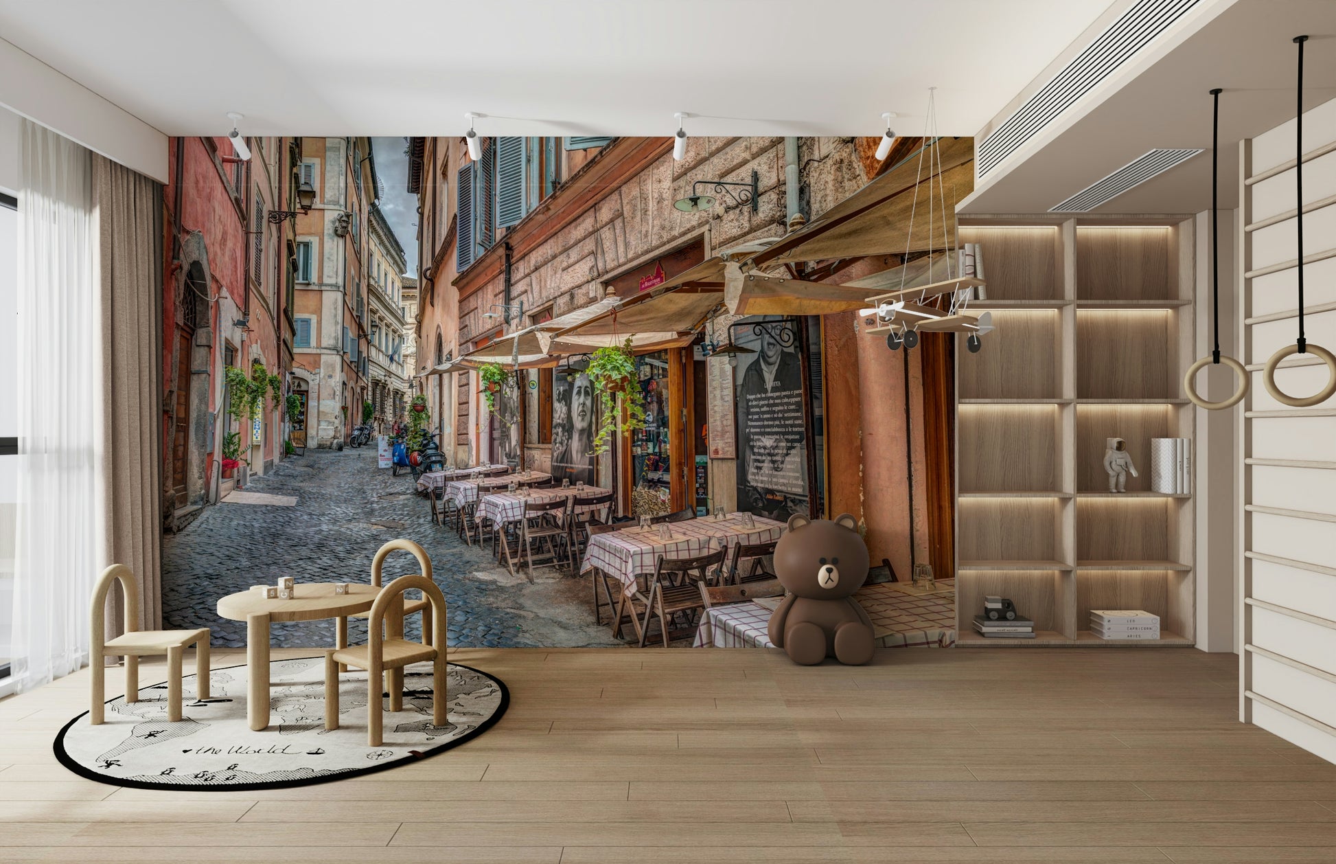 The composition is dynamic and full of life.

