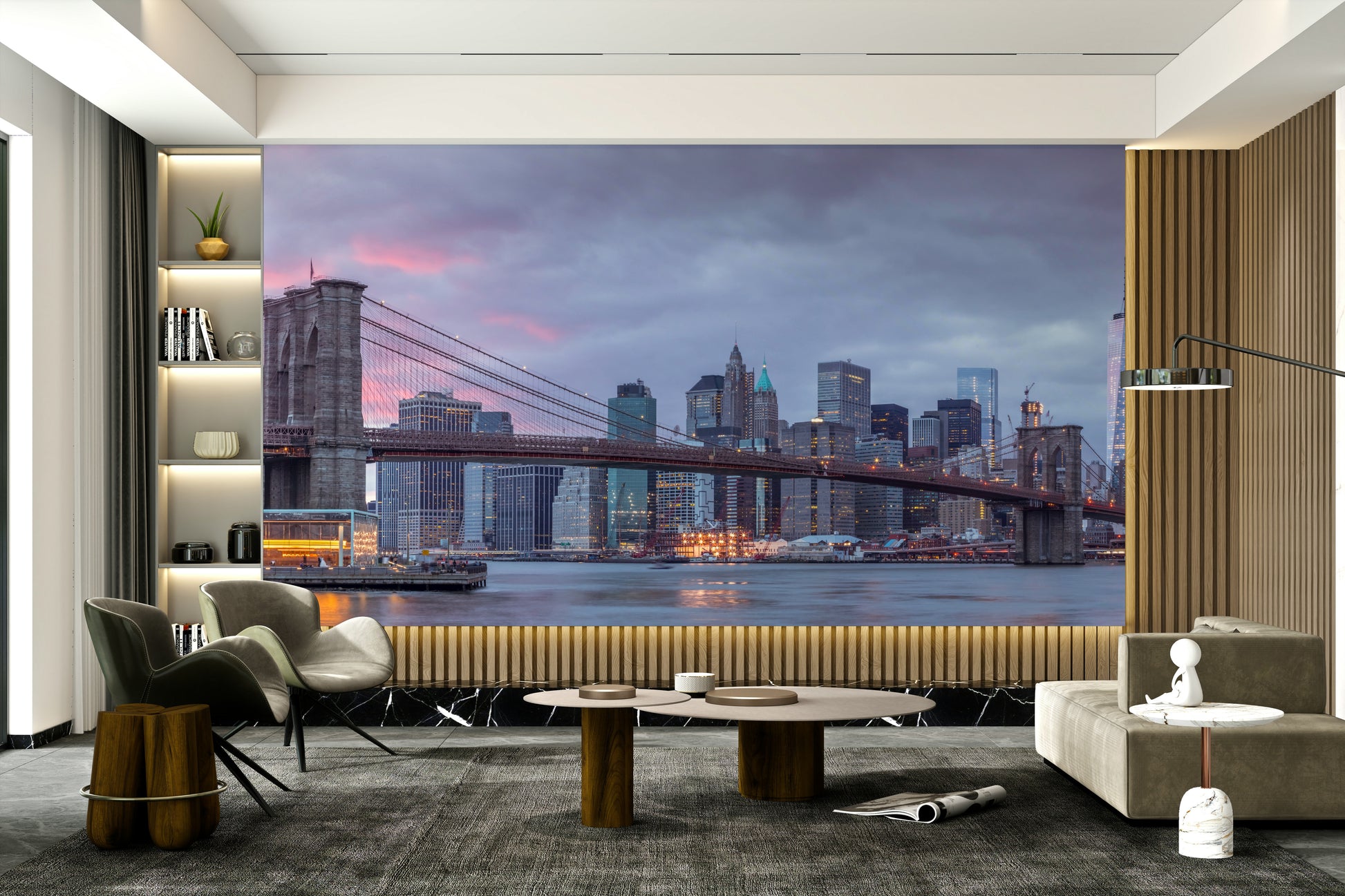 The feeling is one of urban energy and elegance.

