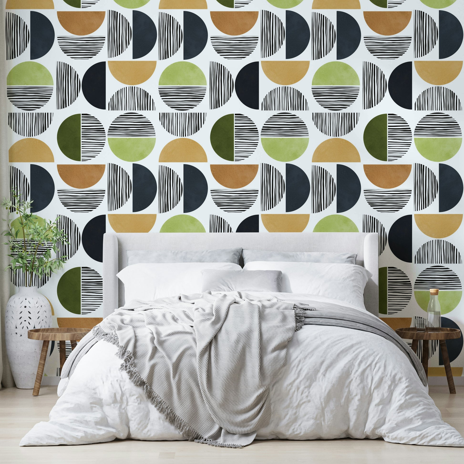 The style is abstract and has a peaceful, artistic feel.

