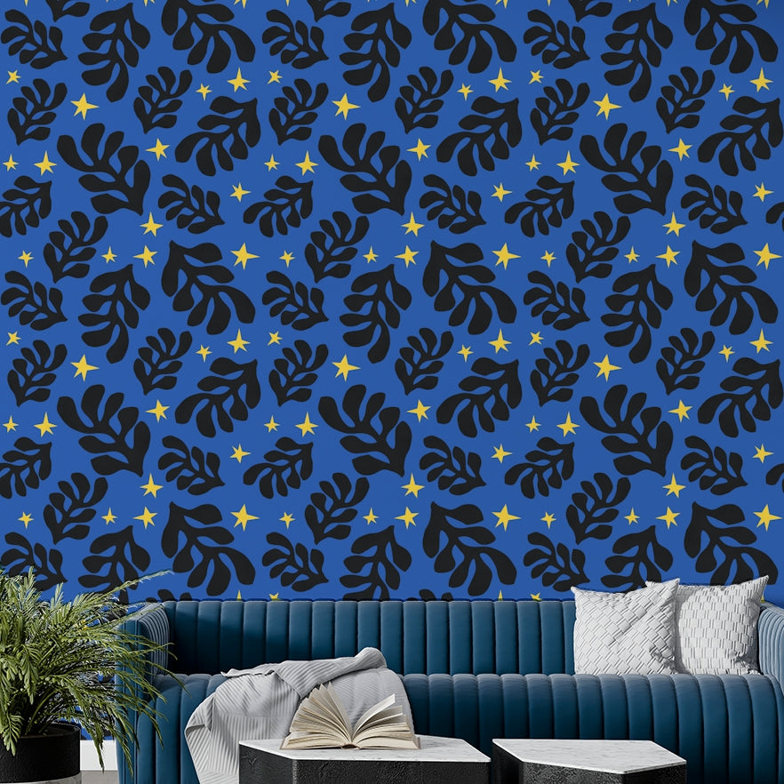 The style is abstract and has a mysterious, contemporary feel.

