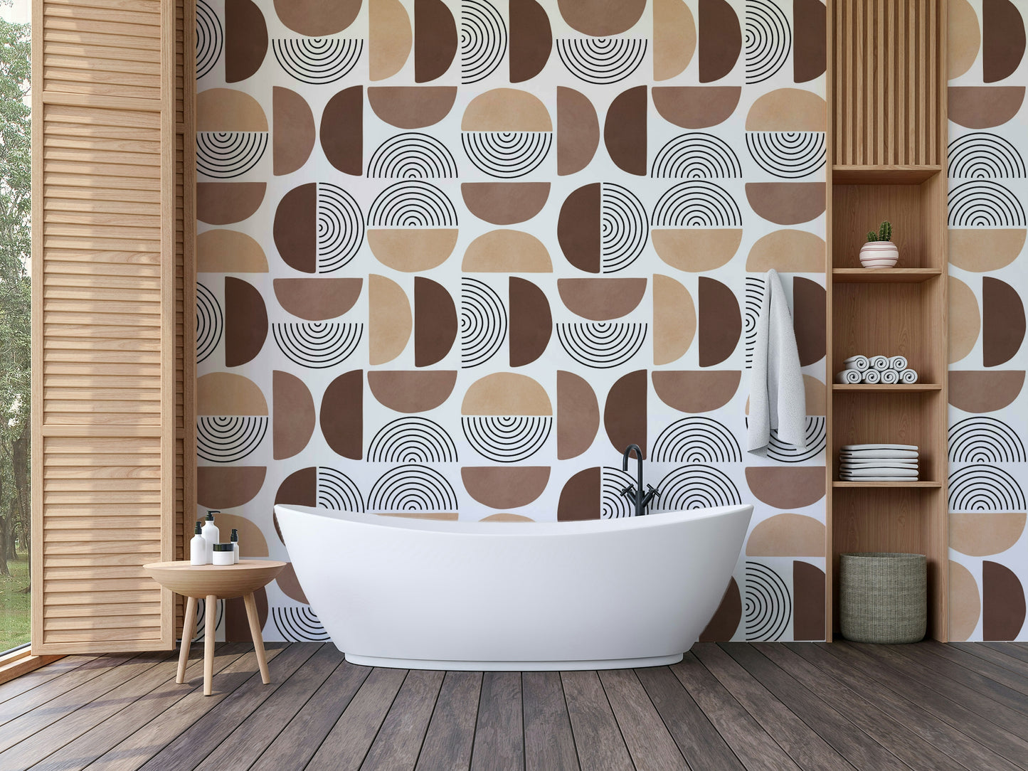 A close-up view of the detailed arcs and color blending.

