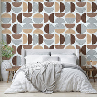 The style is modern and has a bohemian, artistic feel.

