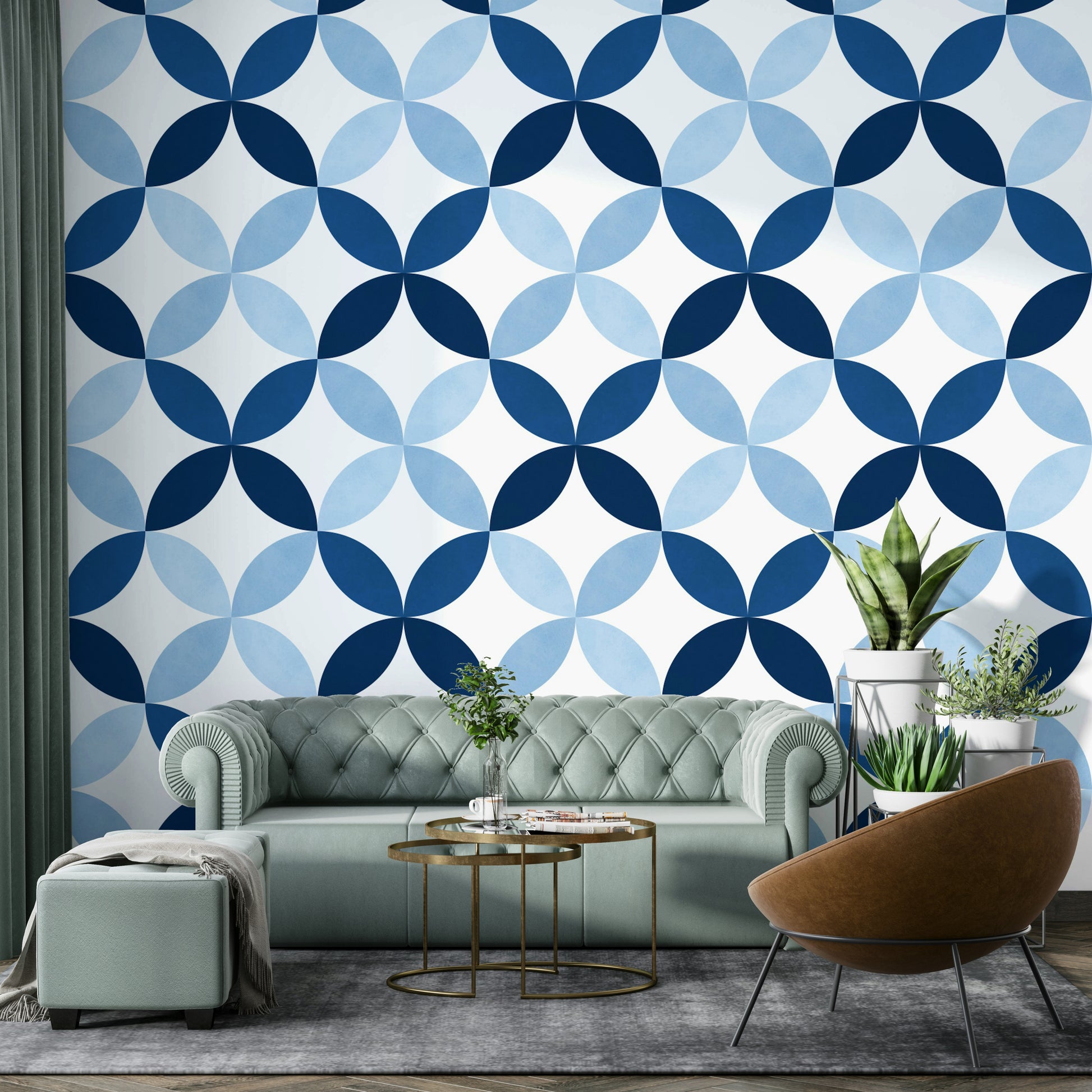 The style is floral and has an elegant, artistic feel.

