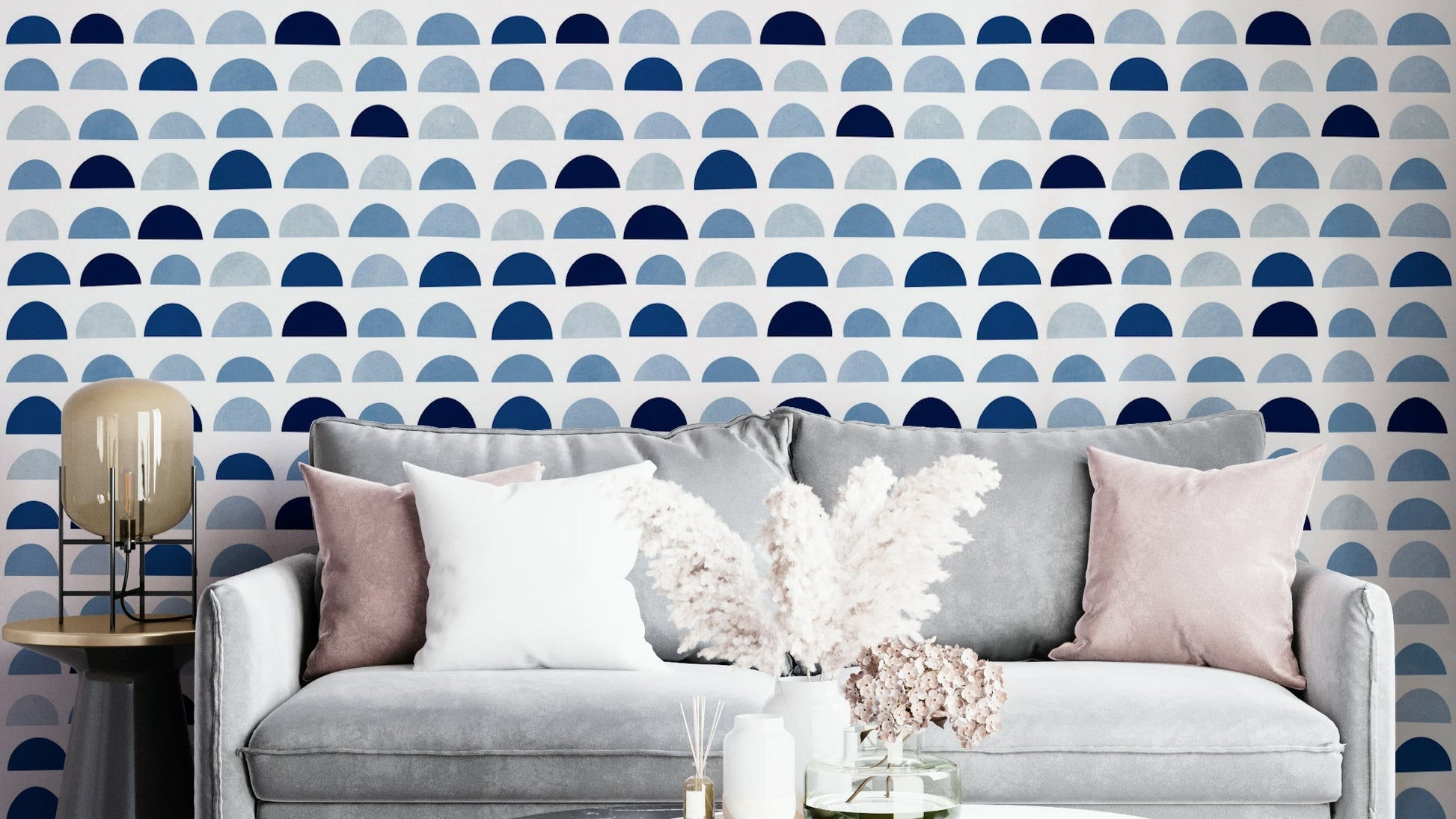 The design features a geometric arrangement of the shapes.

