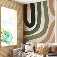 The design features soft, organic lines that give a modern feel.

