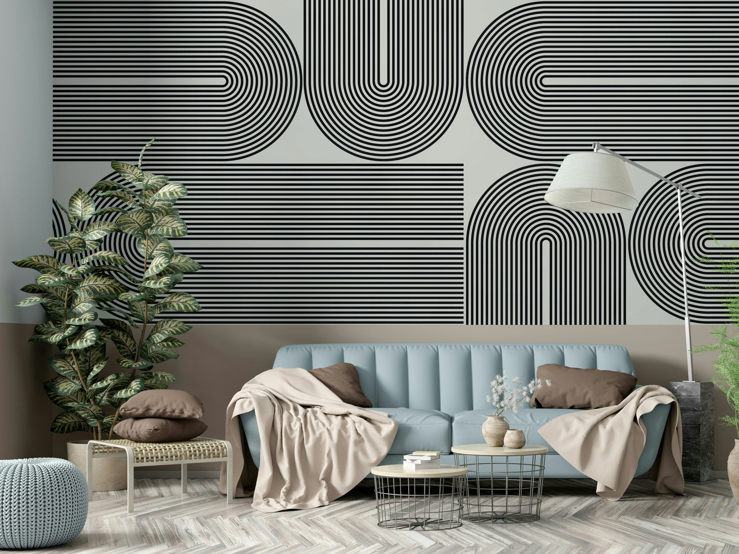 A large-scale art print with a modern aesthetic.

