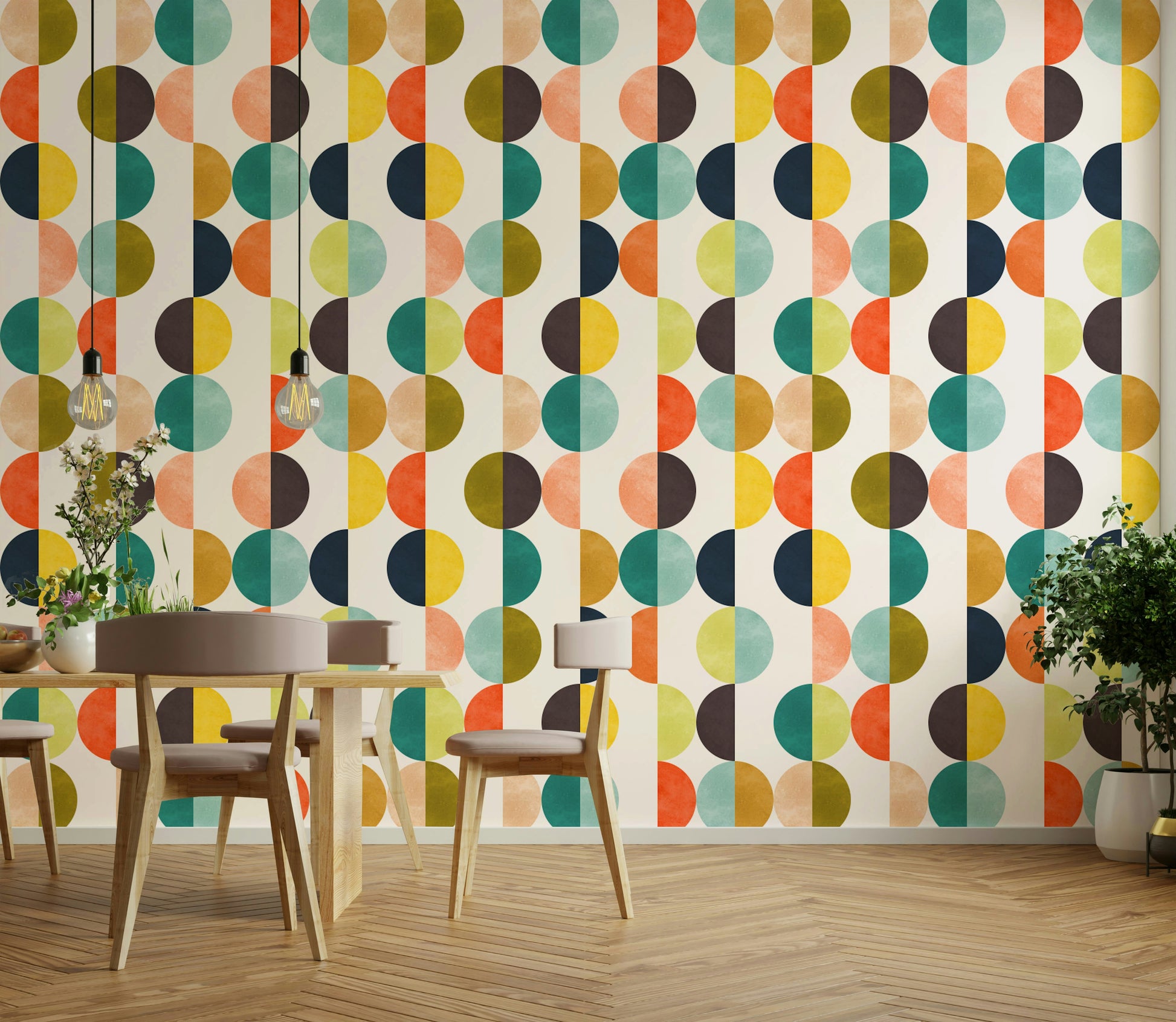 The high-resolution print captures fine details of the lines and colors.

