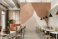 The room feels warm and contemporary due to the elegant design.

