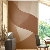 The graceful shapes create a repeating pattern.

