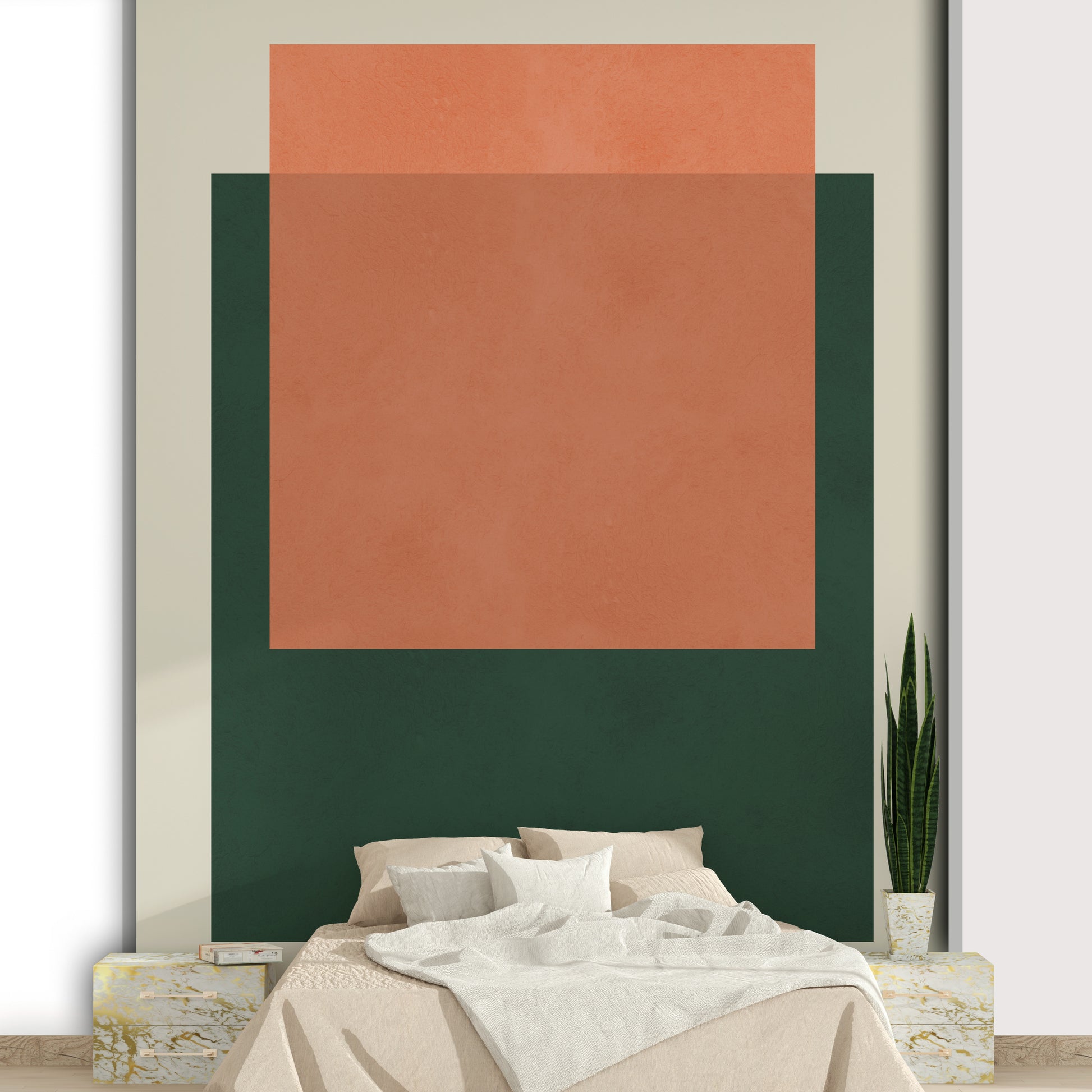 The design is in a warm, earthy color scheme.

