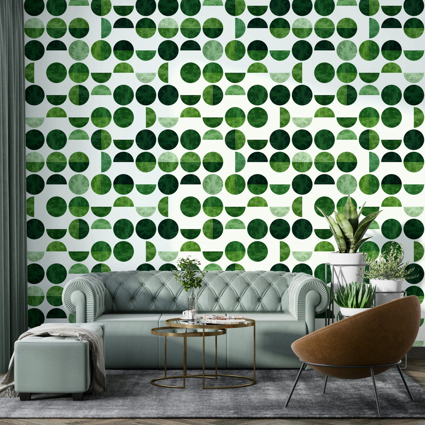 The composition is a repeating pattern.

