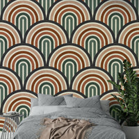 The design is non-realistic and interpretive.

