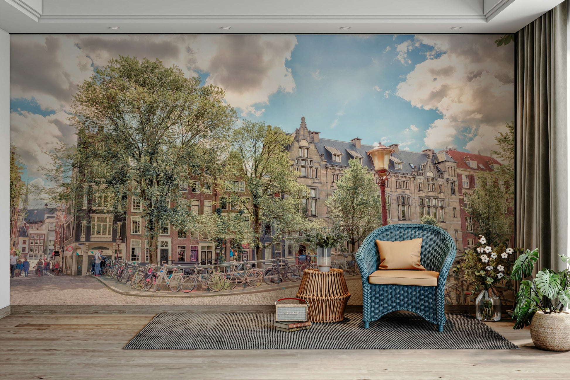 The composition is dynamic and full of life.

