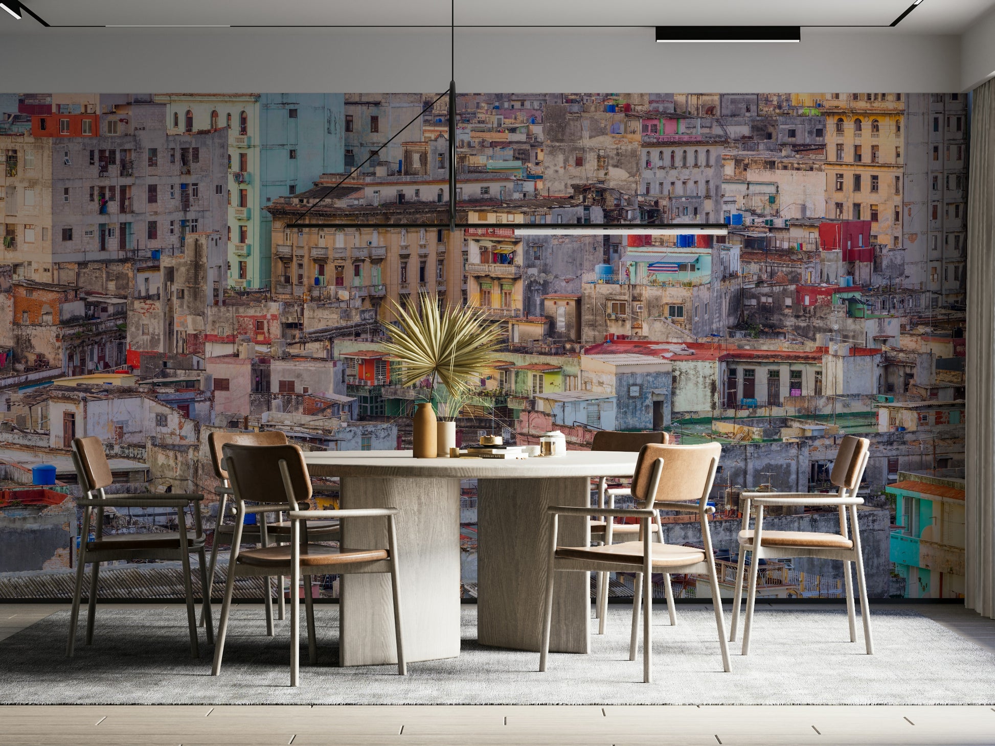 The color palette is rich and diverse.

