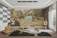 The colors are natural and muted.

