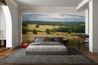 The terrain is a vast, rolling field.

