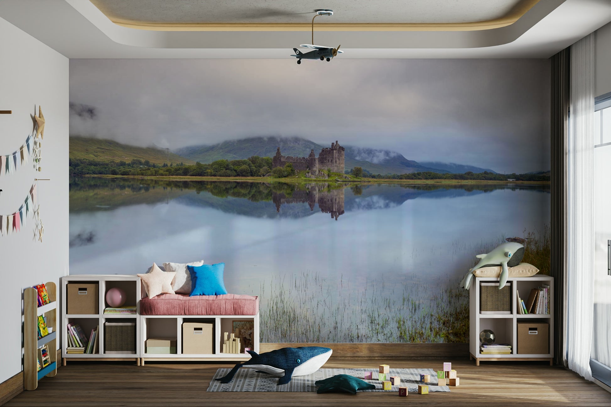 The mood is peaceful and tranquil.

