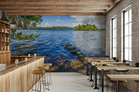 The sky is cloudy and gray.

