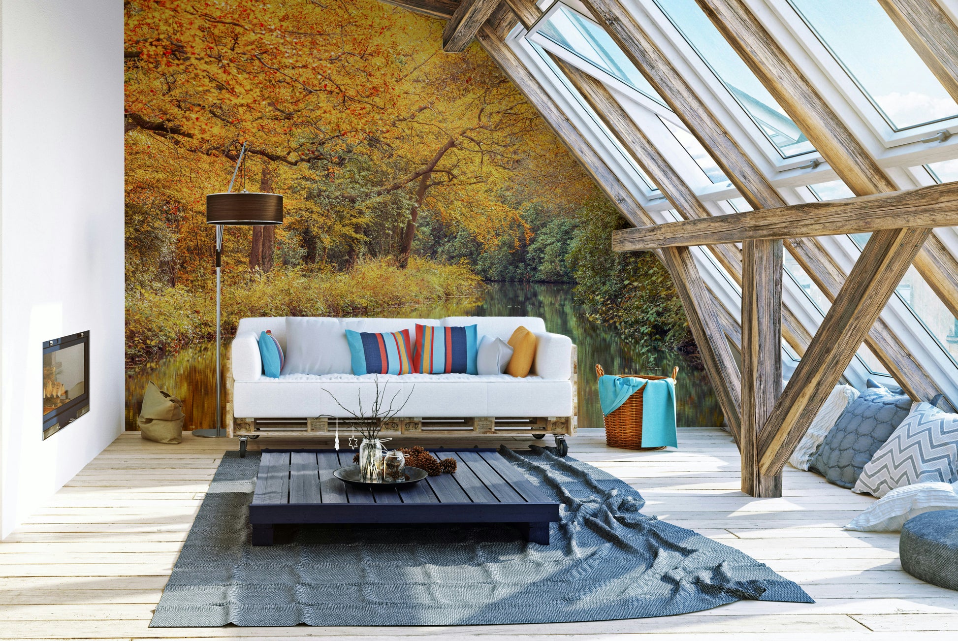 The colors are warm and vibrant.

