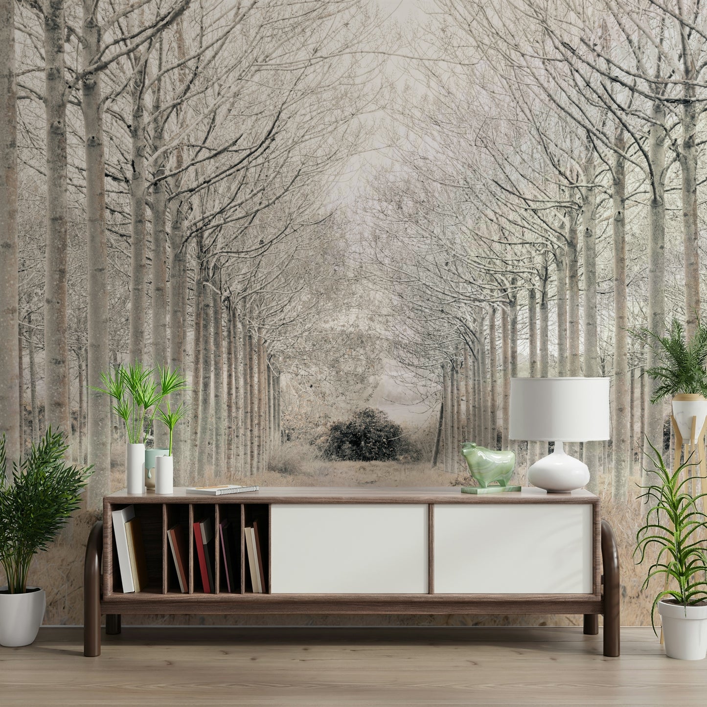 The overall mood is peaceful and serene.

