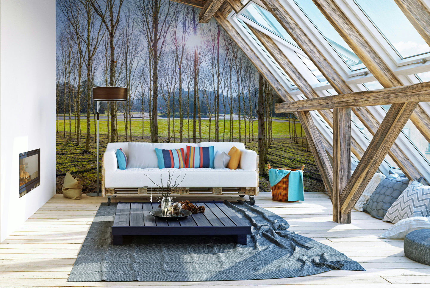 The mood is peaceful and serene.

