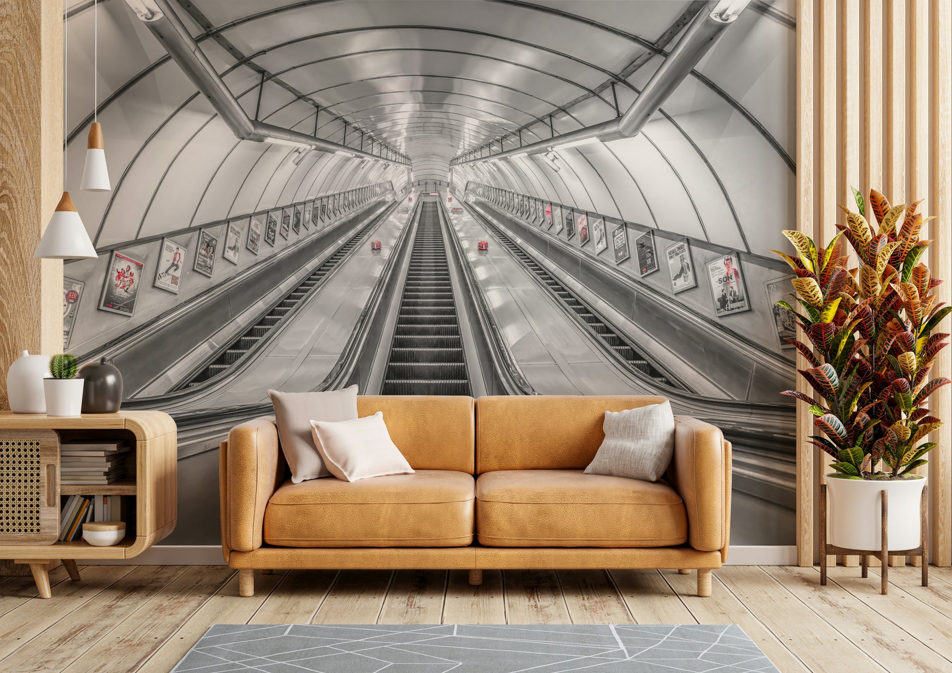 Light from above shines down on the path.

