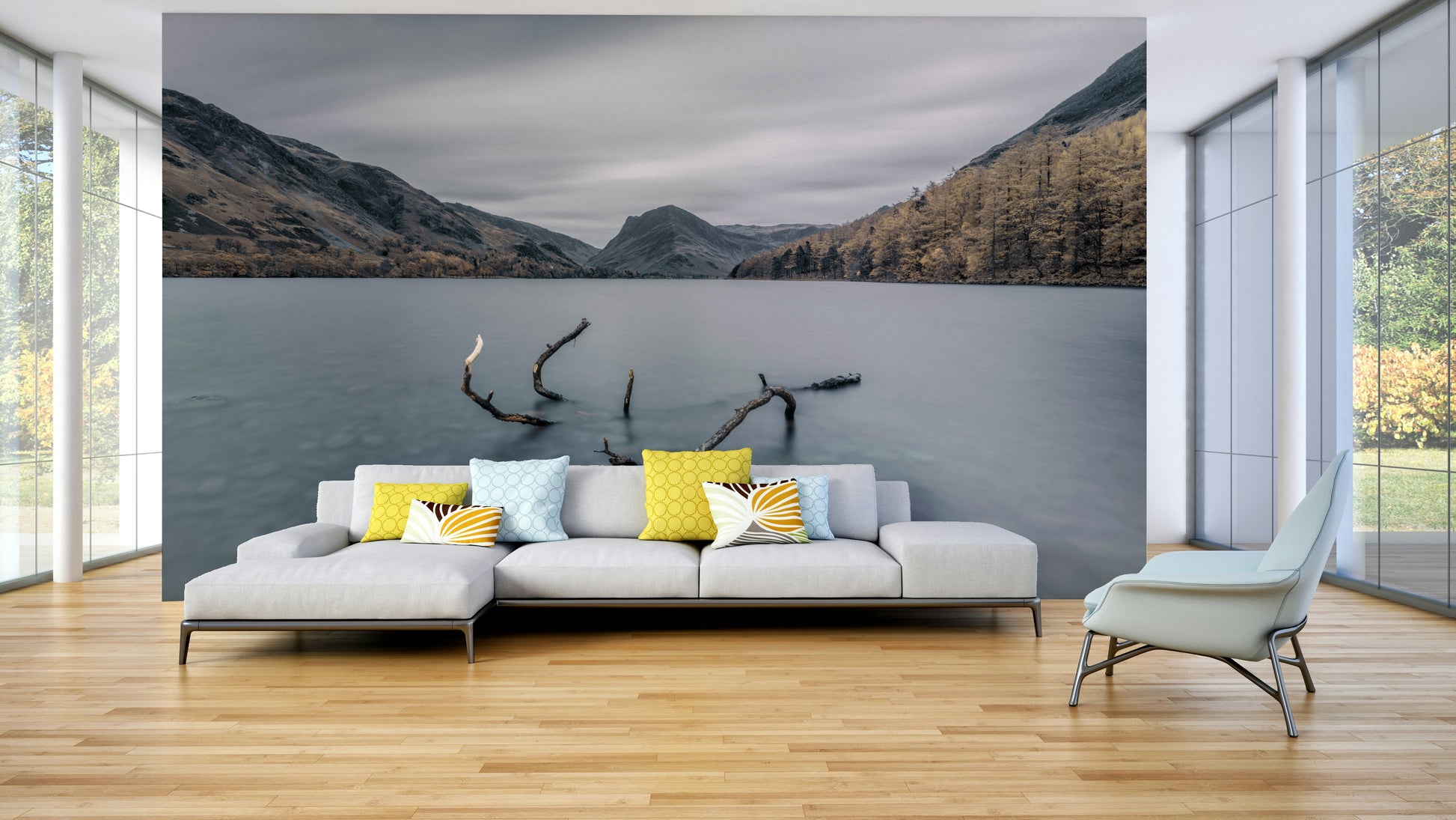 The mood is peaceful and tranquil.

