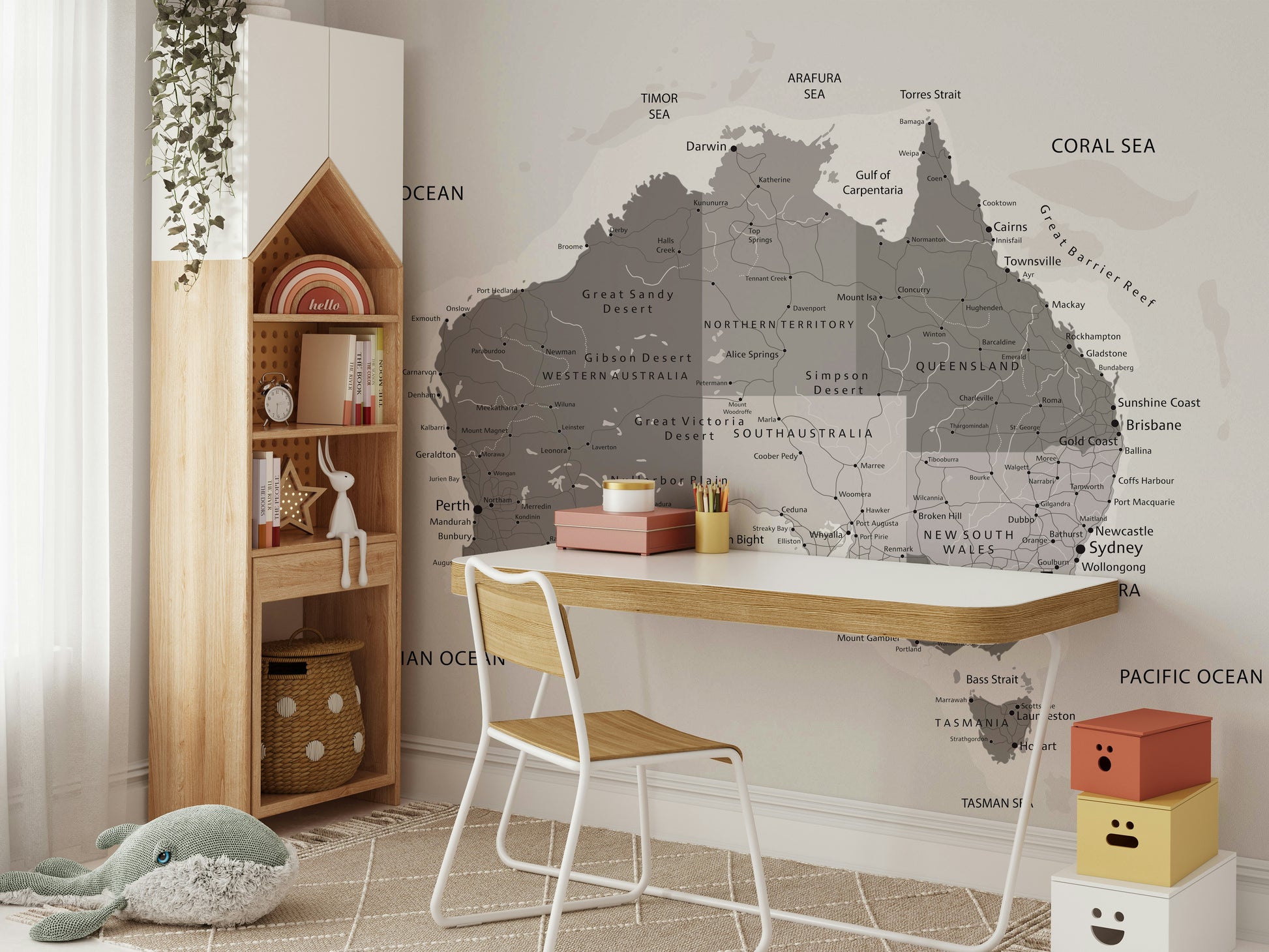 The colors are tones of black, gray, and white.

