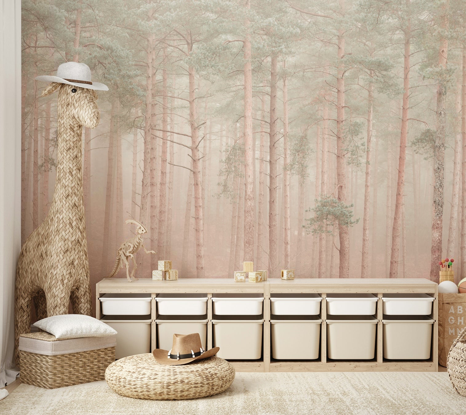 The design gives a feeling of quiet, natural beauty.

