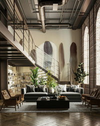 The feeling is one of fresh, peaceful elegance.

