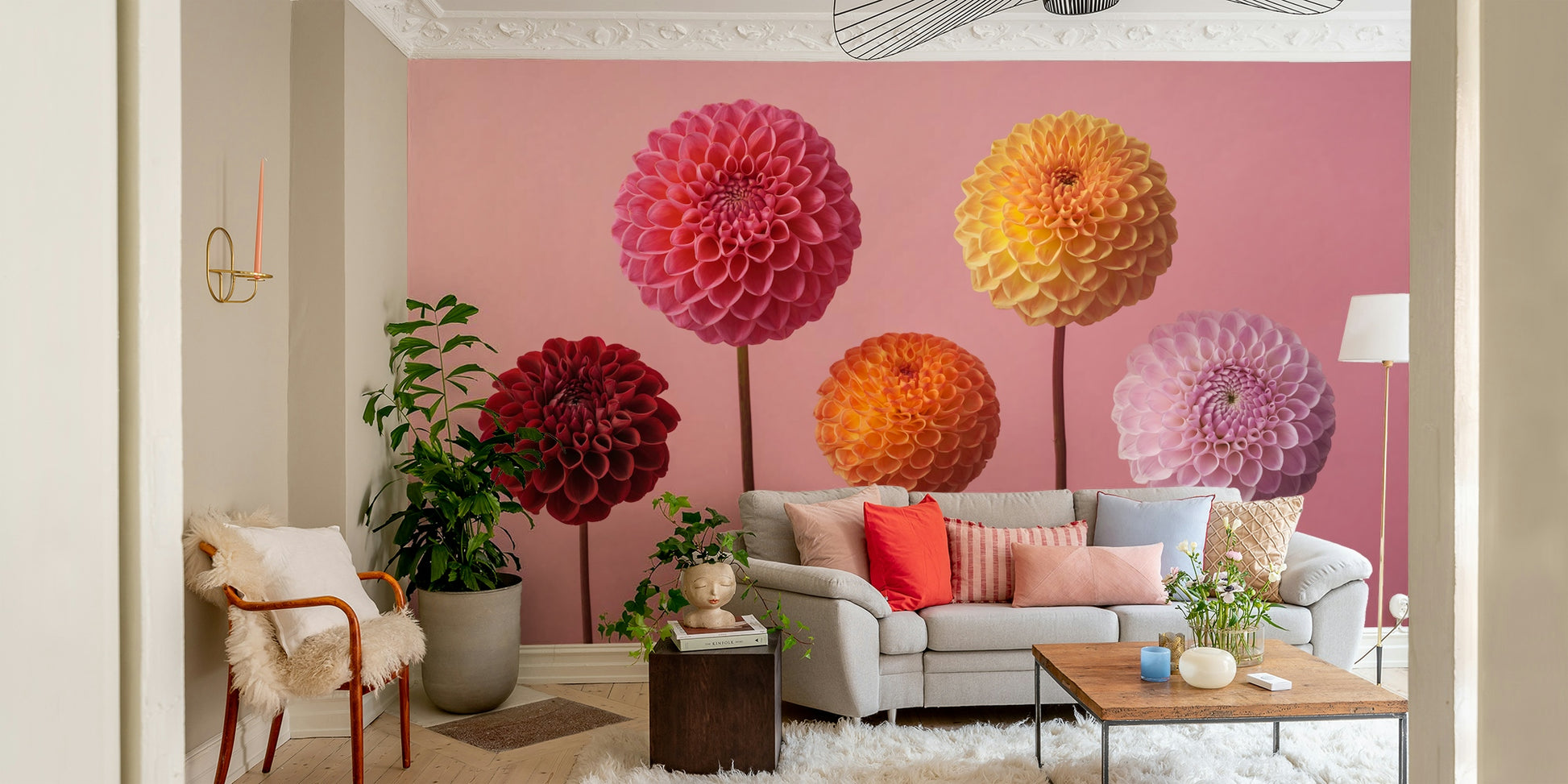 The composition is balanced and elegant.

