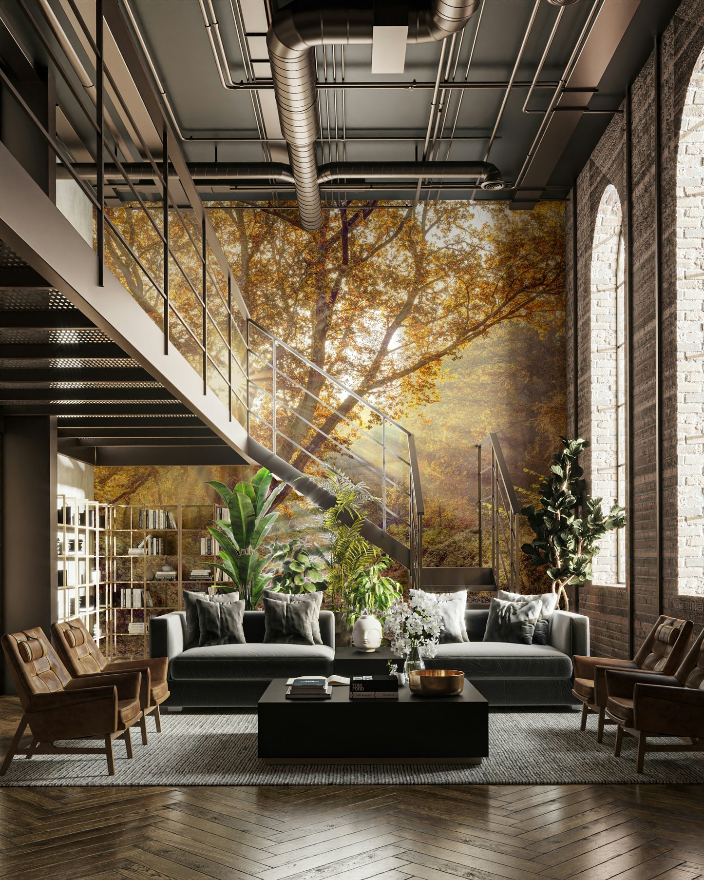 The design gives a feeling of quiet, natural beauty.

