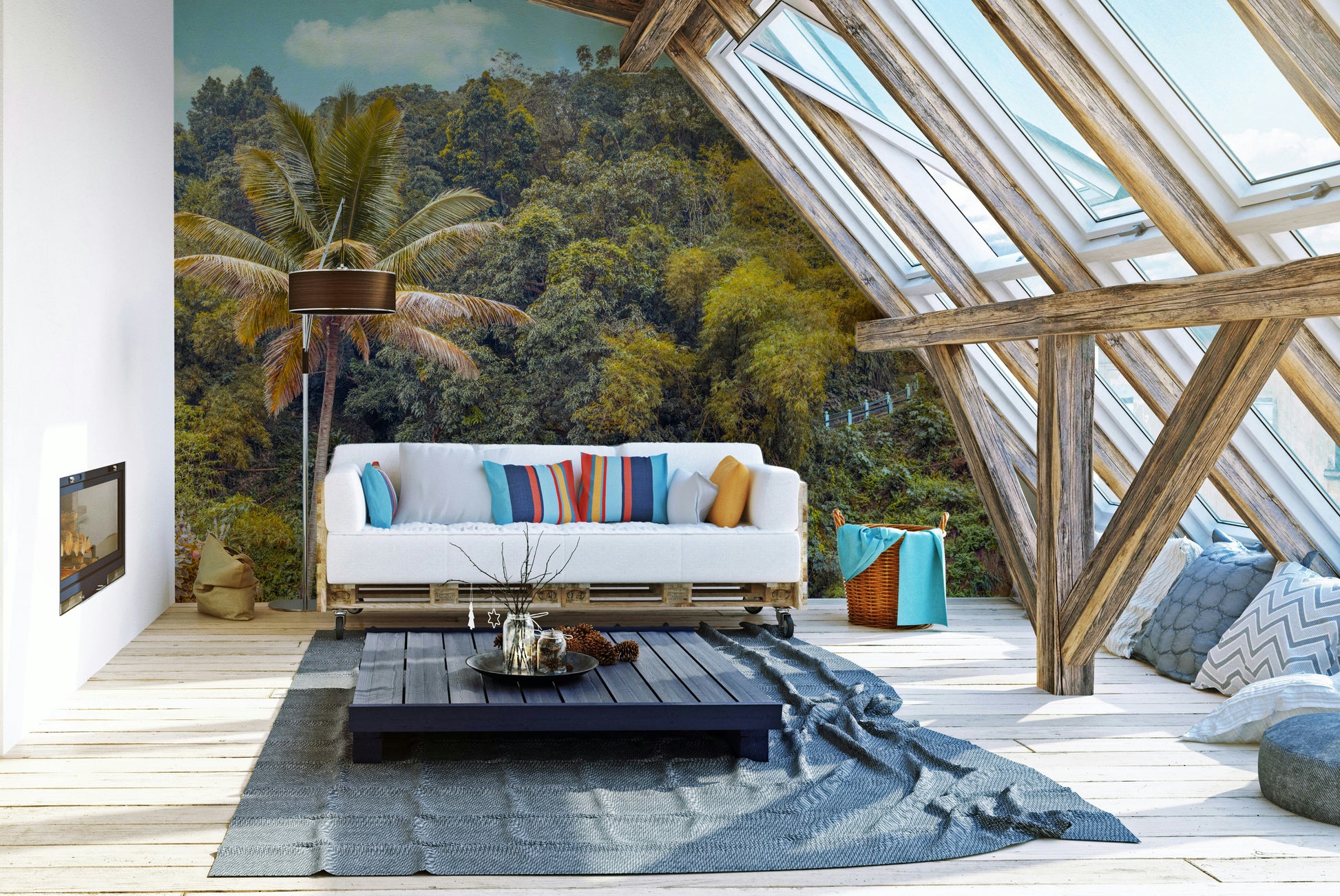 The mood is peaceful and serene.

