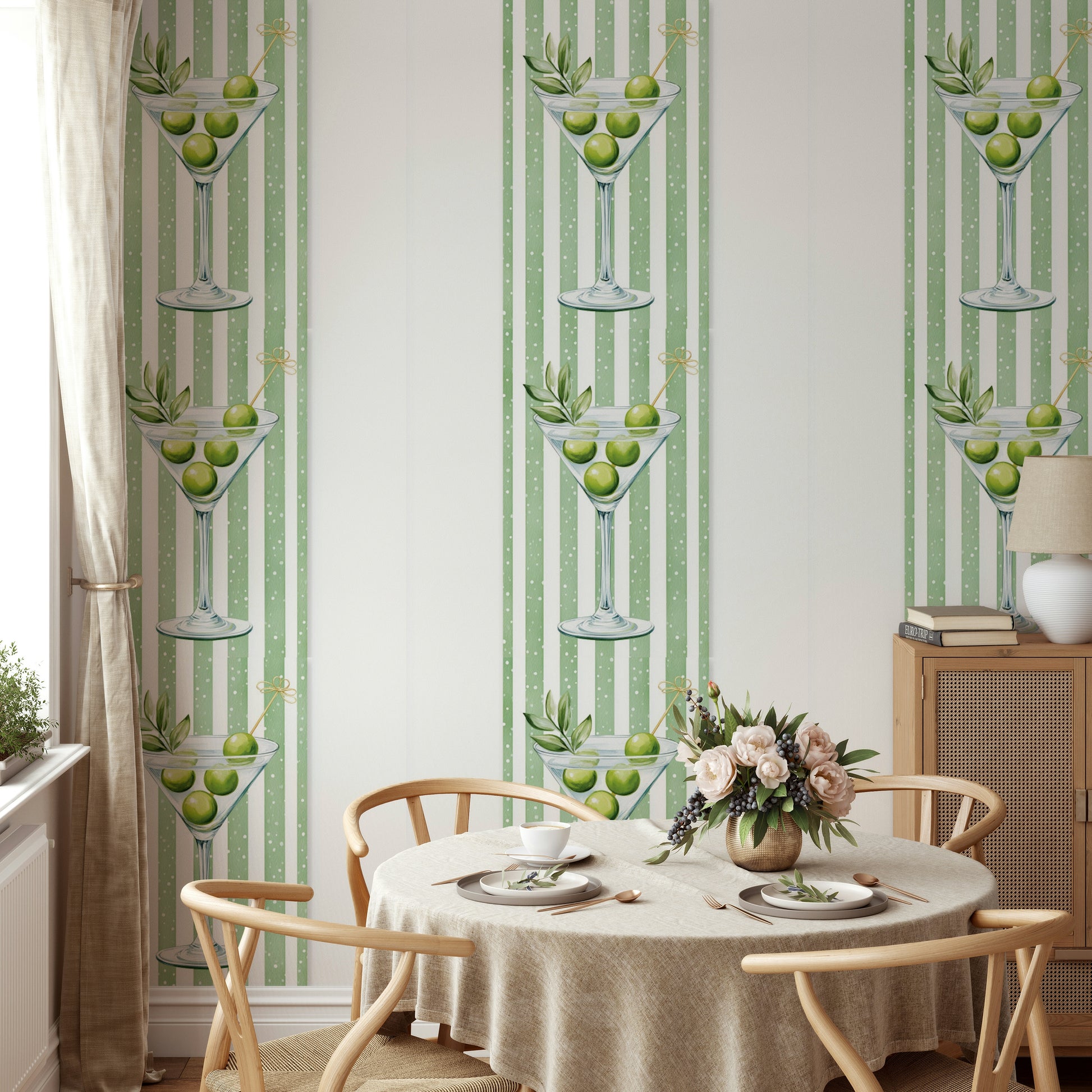 The stripes are the central focus of the image.

