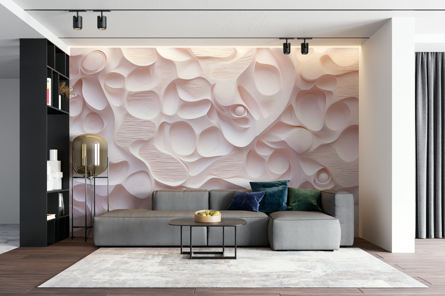 The image shows a three-dimensional, textured design.

