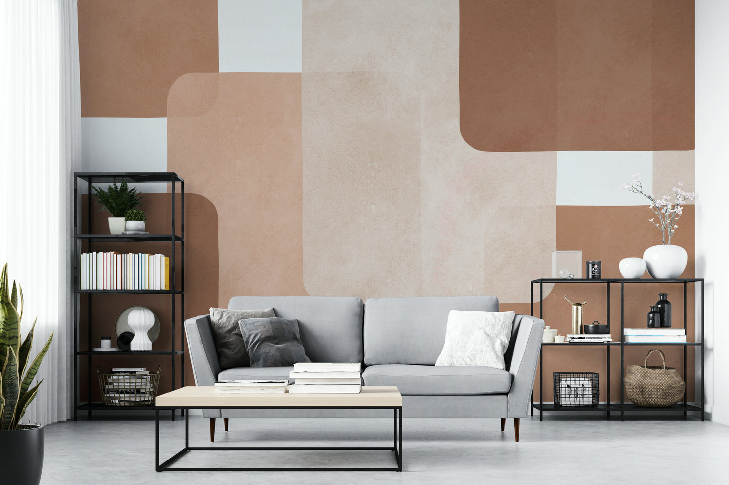 The blocks are the central focus of the image.

