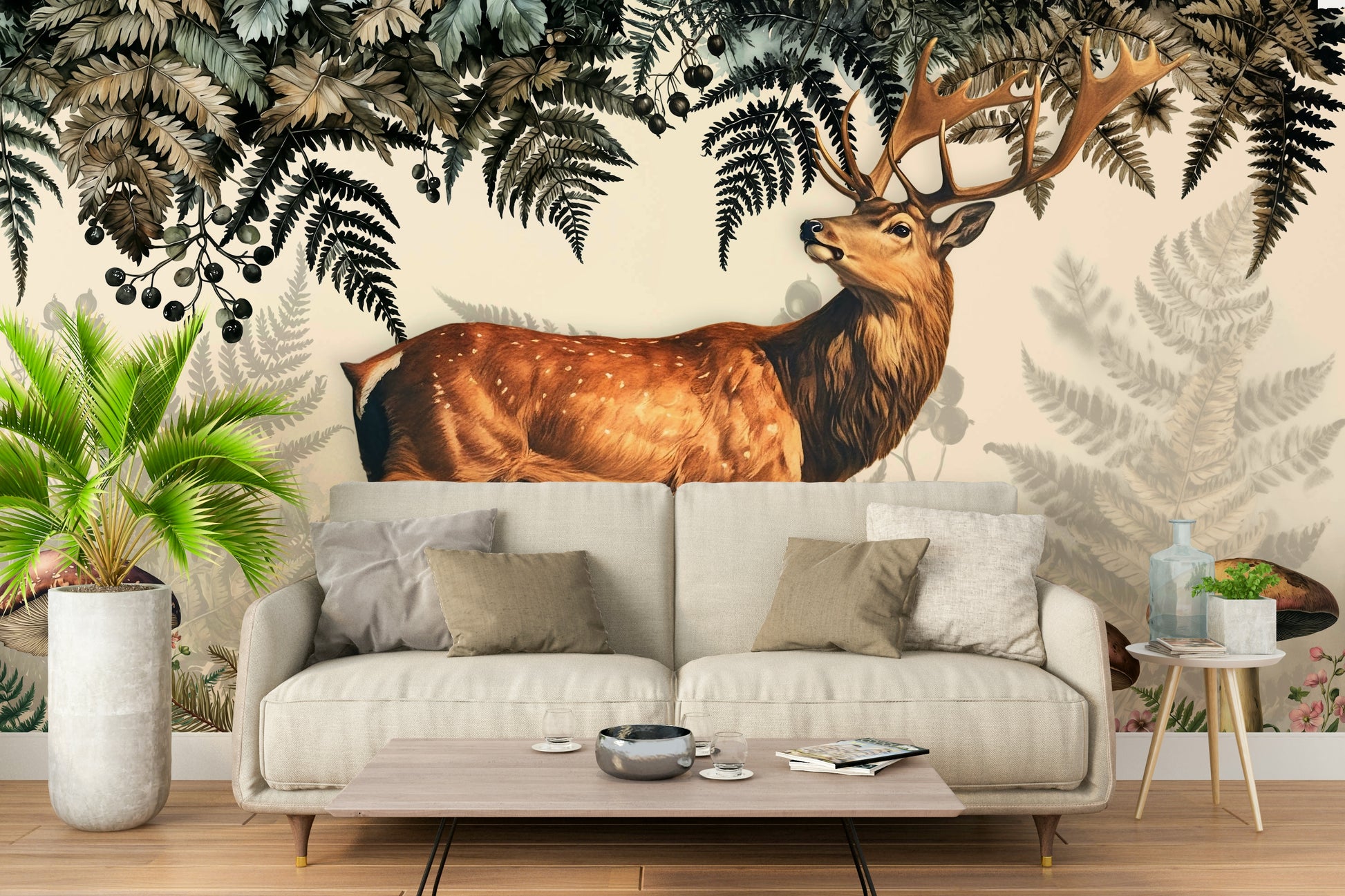 The feeling is one of rustic elegance.

