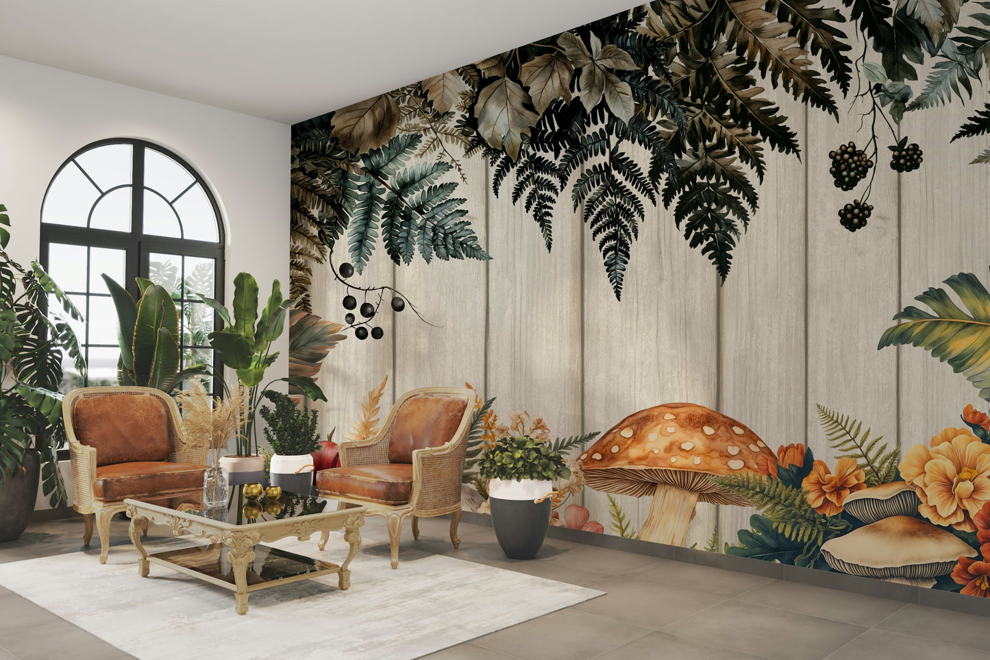 The feeling is one of earthy elegance.

